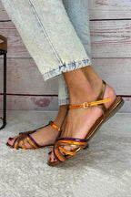 VIVIANA - SANDALIAS DE COLORES MEDITERRÁNEOS