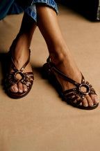 BIANCA - SANDALIAS ARTESANALES "TIERRA DE VERANO"