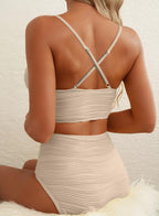 BRISA | CONJUNTO DE BIKINI DE CINTURA ALTA CON EFECTO MOLDEADOR