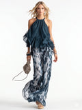 OLIVIA | CONJUNTO ELEGANTE DE DOS PIEZAS DE GASA