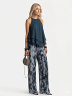 OLIVIA | CONJUNTO ELEGANTE DE DOS PIEZAS DE GASA