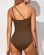 TRÓPICO - TRAJE DE BAÑO DE UNA PIEZA CON UN SOLO HOMBRO PARA MUJER