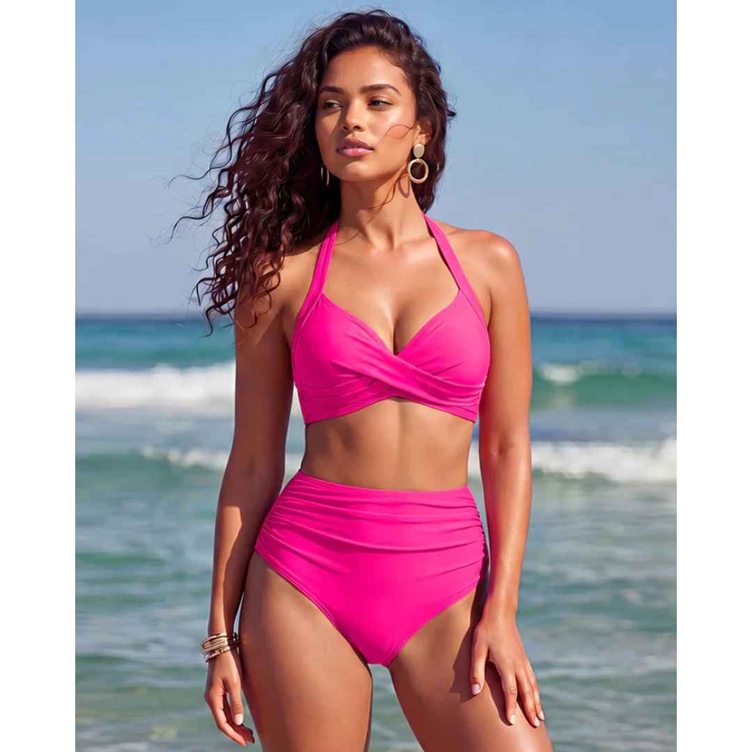 SABINE | BIKINI DE TALLE ALTO 2 EN 1