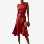 ELIANA | VESTIDO MIDI ASIMÉTRICO