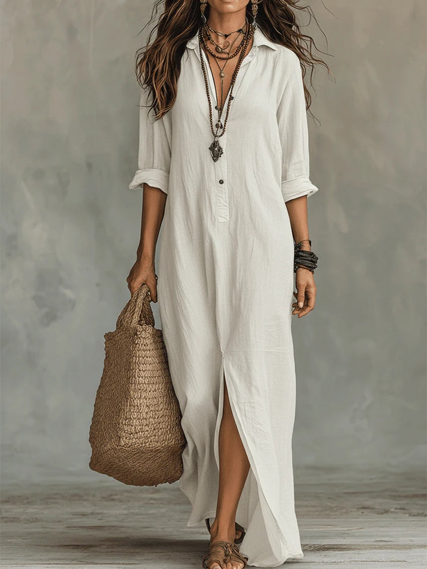 WILLOW | VESTIDO LARGO DESPREOCUPADO