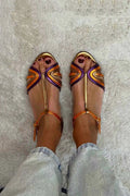 VIVIANA - SANDALIAS DE COLORES MEDITERRÁNEOS