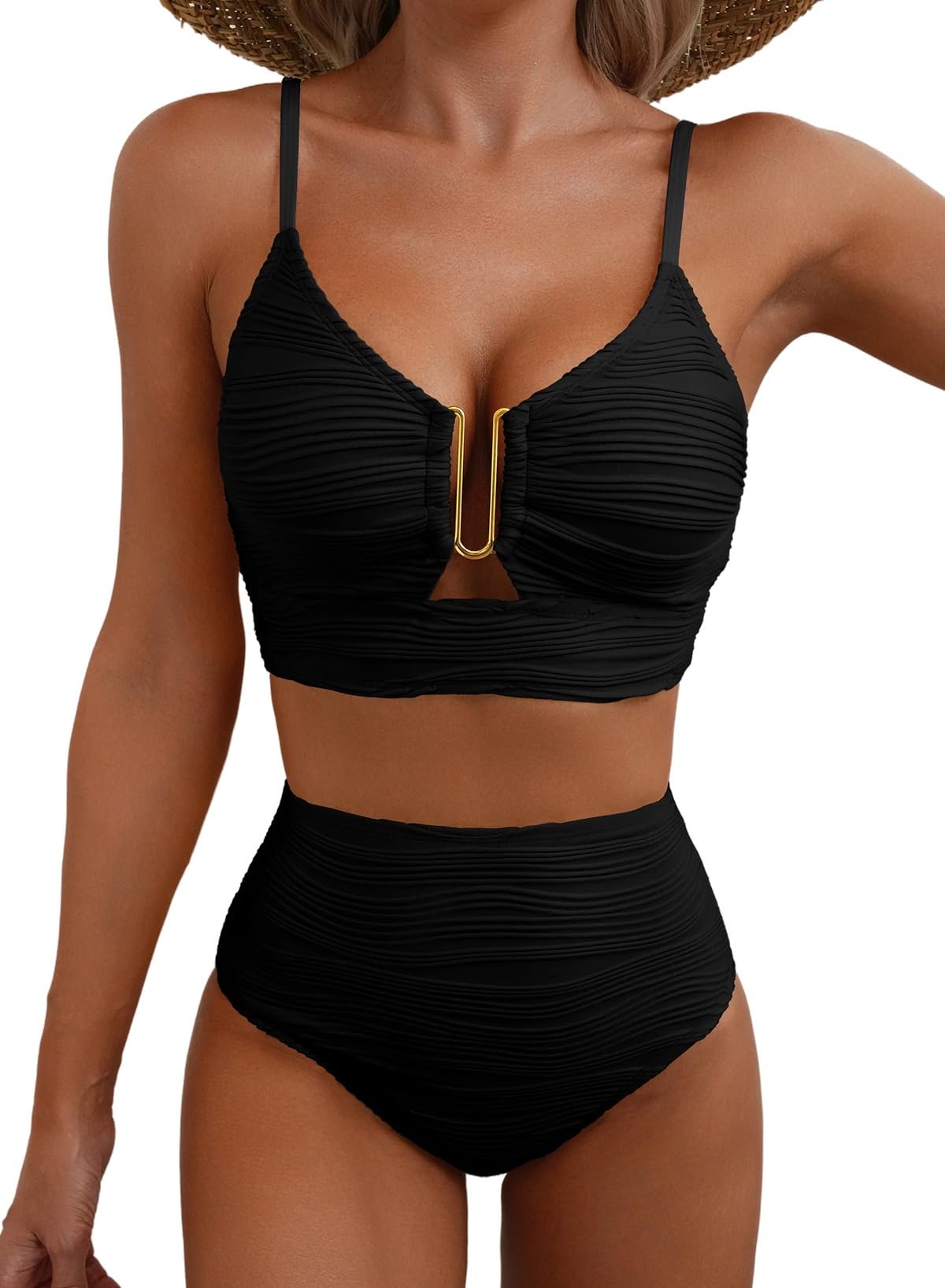 BRISA | CONJUNTO DE BIKINI DE CINTURA ALTA CON EFECTO MOLDEADOR
