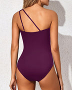 TRÓPICO - TRAJE DE BAÑO DE UNA PIEZA CON UN SOLO HOMBRO PARA MUJER