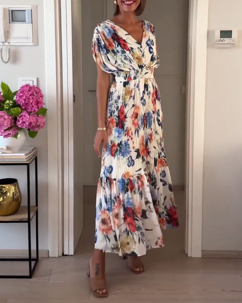 FLORELLE | ELEGANTE VESTIDO FLORAL