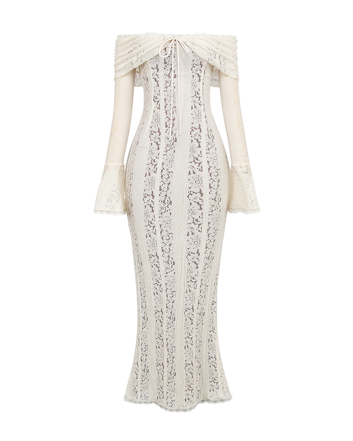 ALESSANDRA | VESTIDO MAXI CON ENCAJES