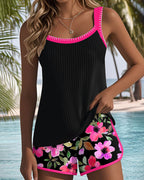 YUNA - CONJUNTO DE TANKINI ELEGANTE DE DOS PIEZAS