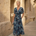 LUNA - ELEGANTE VESTIDO AZUL