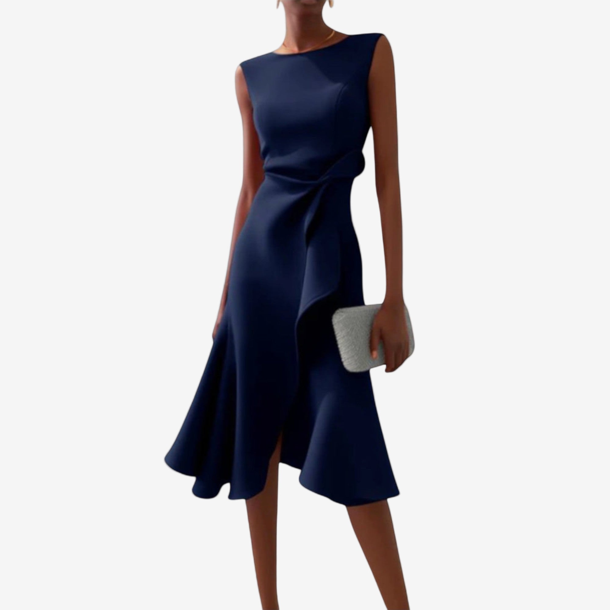 ELIANA | VESTIDO MIDI ASIMÉTRICO