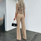 NINA | CONJUNTO ELEGANTE UNICOLOR