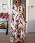 FLORELLE | ELEGANTE VESTIDO FLORAL