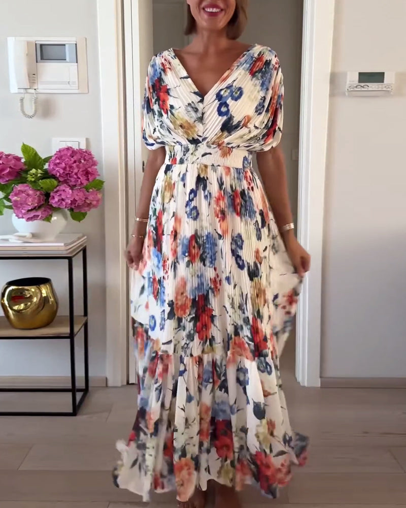 FLORELLE | ELEGANTE VESTIDO FLORAL