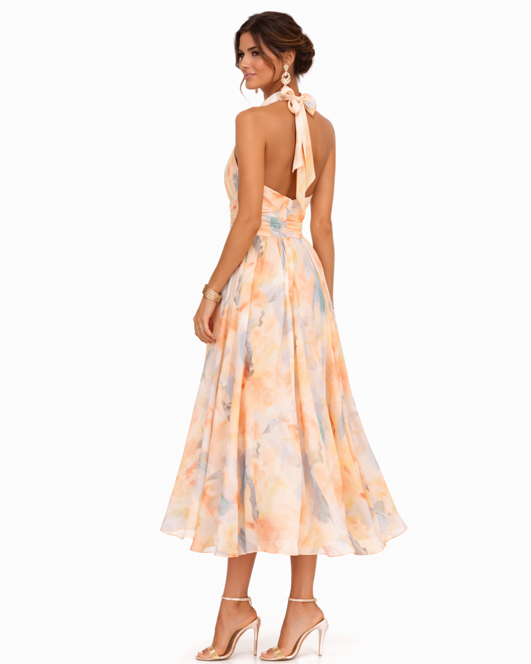 AURORA | VESTIDO CON ESTAMPADO ACUARELA