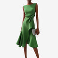 ELIANA | VESTIDO MIDI ASIMÉTRICO