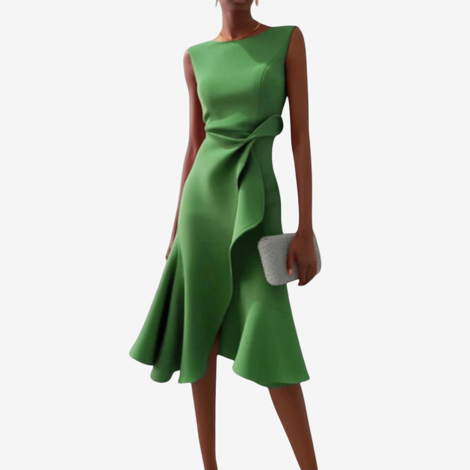 ELIANA | VESTIDO MIDI ASIMÉTRICO