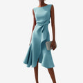 ELIANA | VESTIDO MIDI ASIMÉTRICO