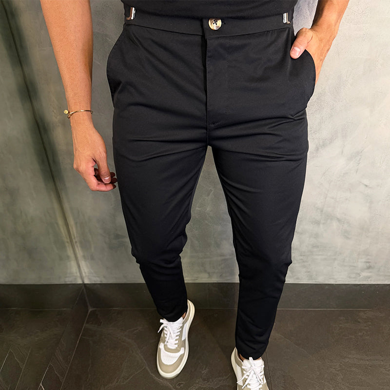 LEO | PANTALONES ESLÁSTICOS SLIM FIT