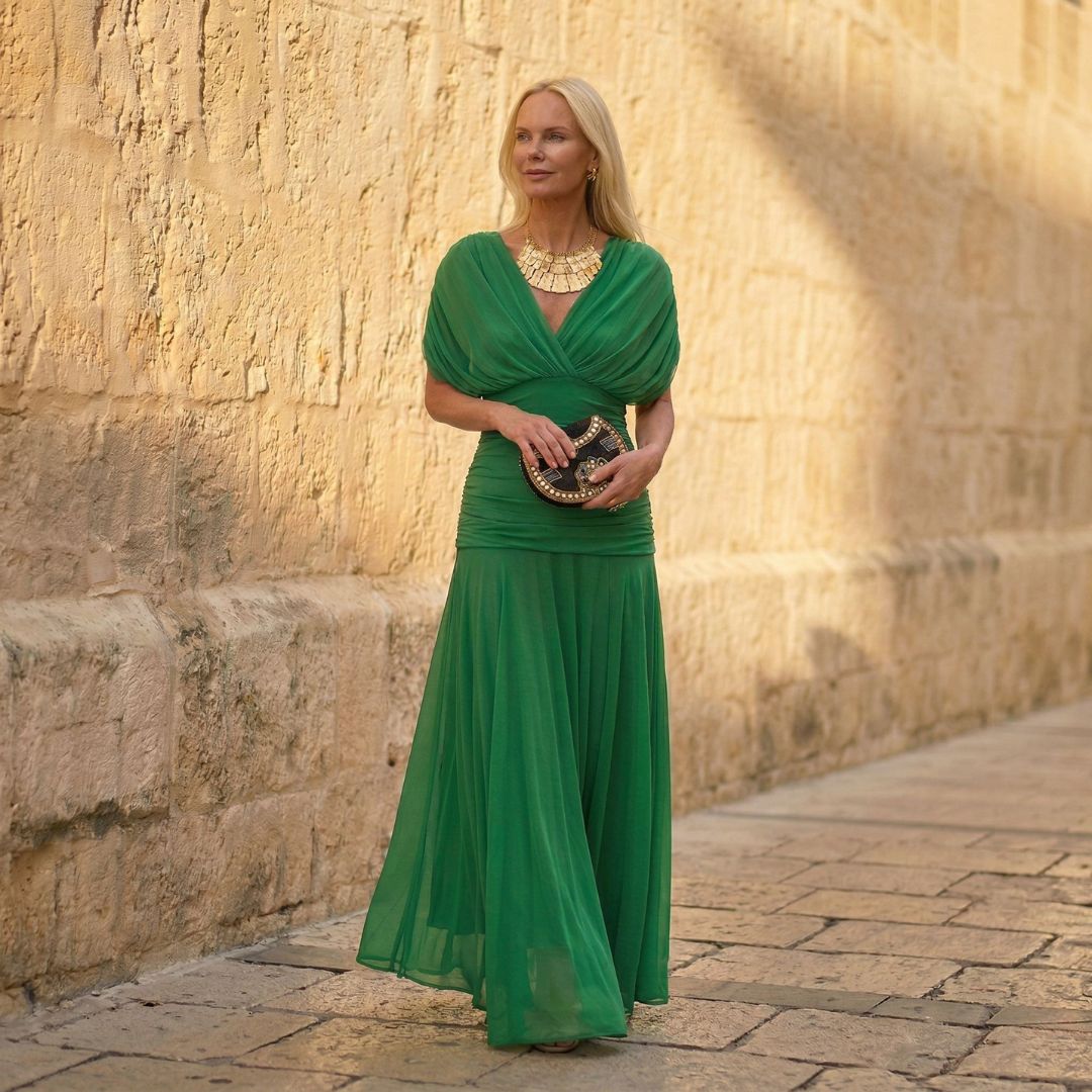 SIENNA - VESTIDO ELEGANTE VERDE