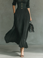 ÁGATA | VESTIDO ELEGANTE CON CINTURA ENTALLADA