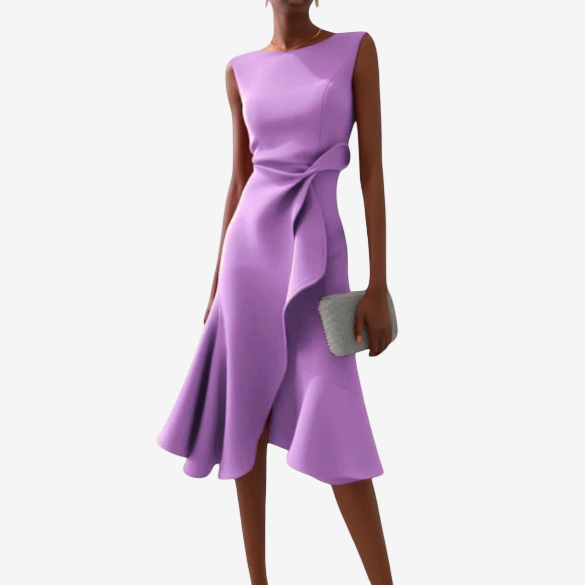 ELIANA | VESTIDO MIDI ASIMÉTRICO