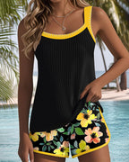 YUNA - CONJUNTO DE TANKINI ELEGANTE DE DOS PIEZAS