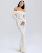 ALESSANDRA | VESTIDO MAXI CON ENCAJES