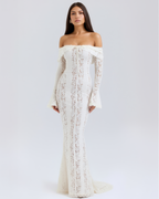 ALESSANDRA | VESTIDO MAXI CON ENCAJES