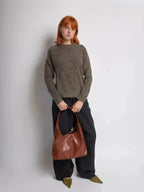 SCARLETT | BOLSO TIPO TOTE DE ESTILO CUERO DESGASTADO