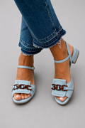 AZUL - SANDALIAS DE ELEGANCIA COSTERA