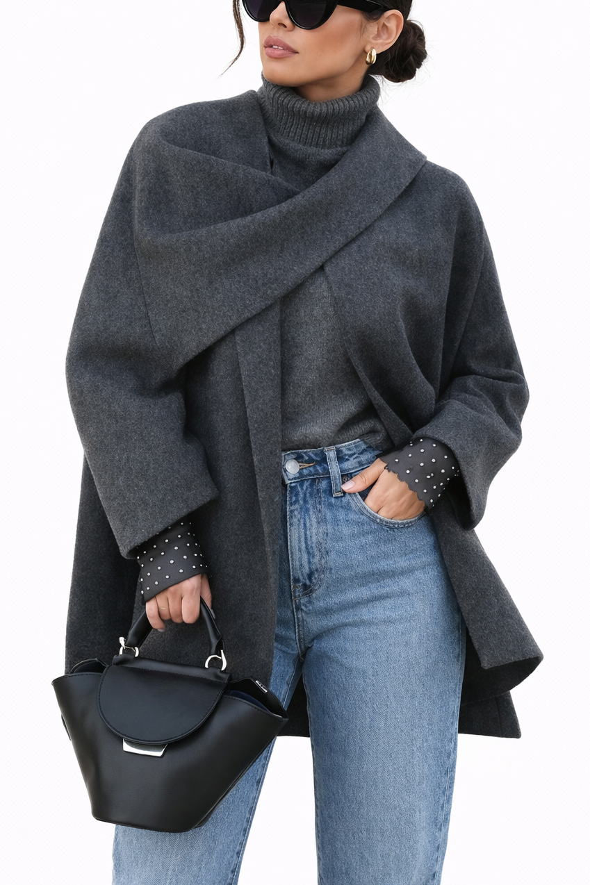 GIORGIA | CHAQUETA CUELLO BUFANDA