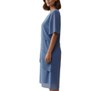 GISELA | VESTIDO MIDI CON CAPAS