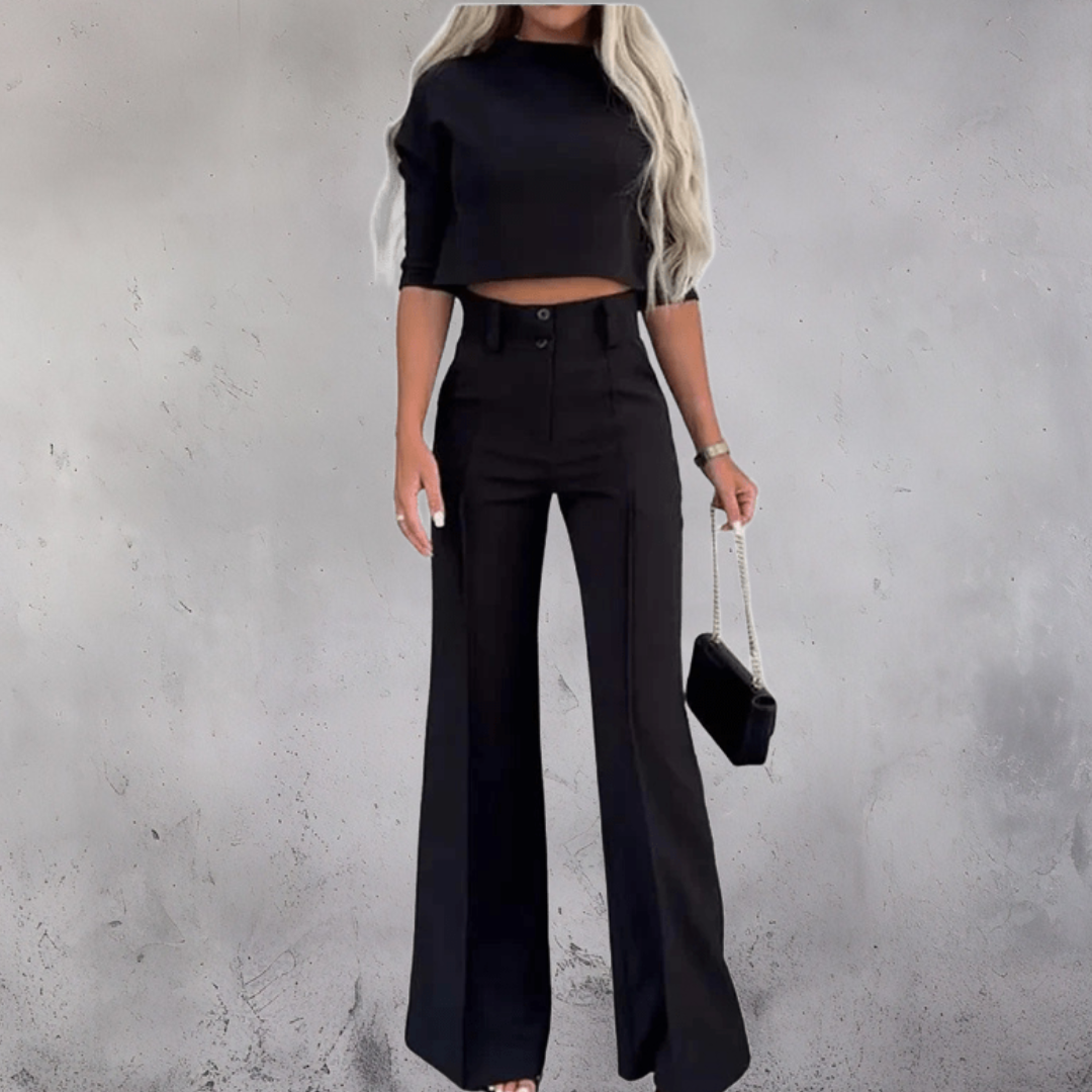NINA | CONJUNTO ELEGANTE UNICOLOR