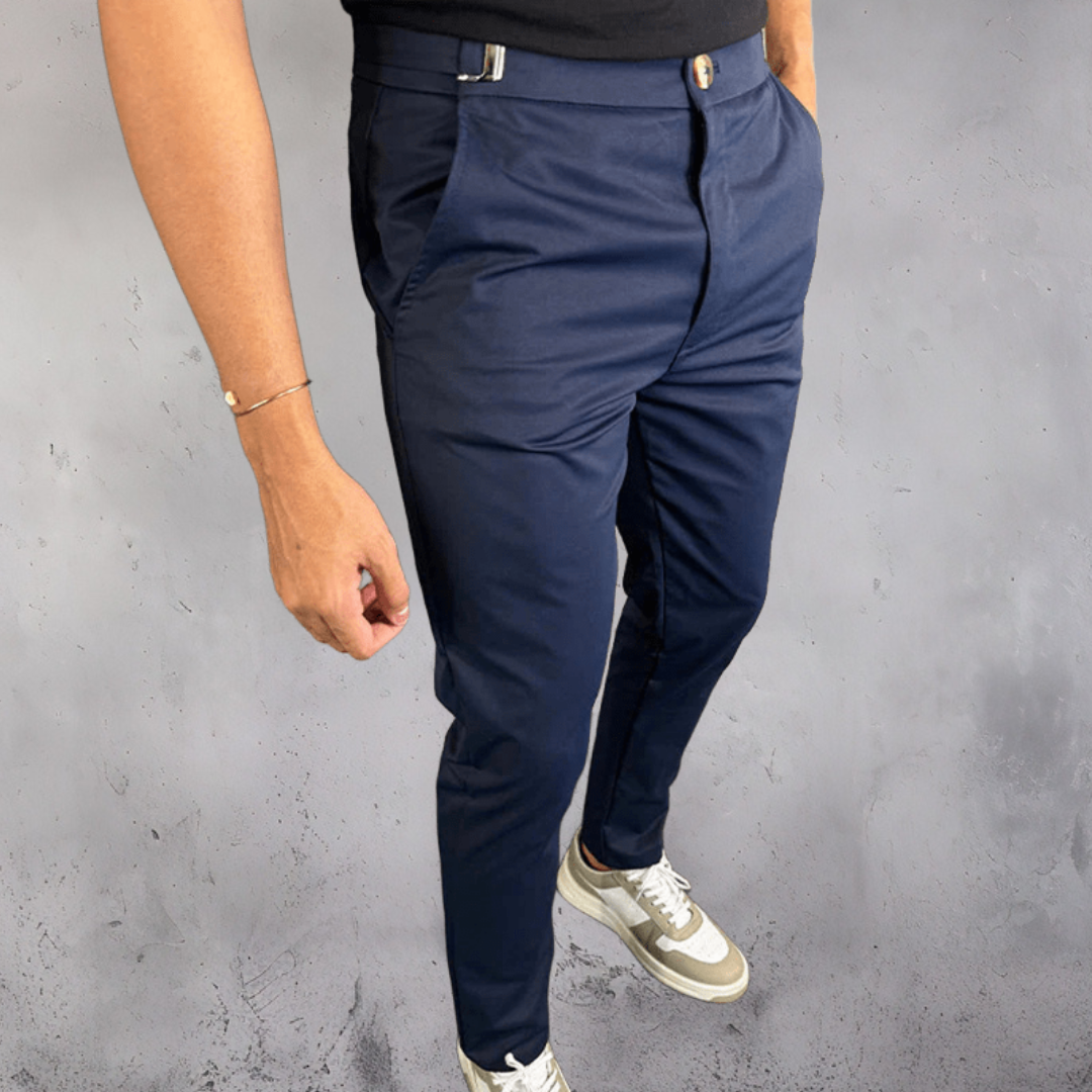 LEO | PANTALONES ESLÁSTICOS SLIM FIT
