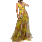VEGA | VESTIDO LARGO FLORAL