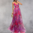 VEGA | VESTIDO LARGO FLORAL