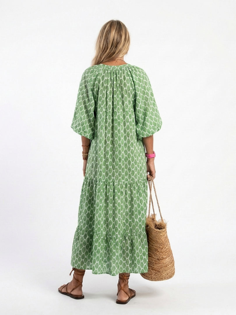 ANGELINA | VESTIDO MANGAS TRES CUARTOS