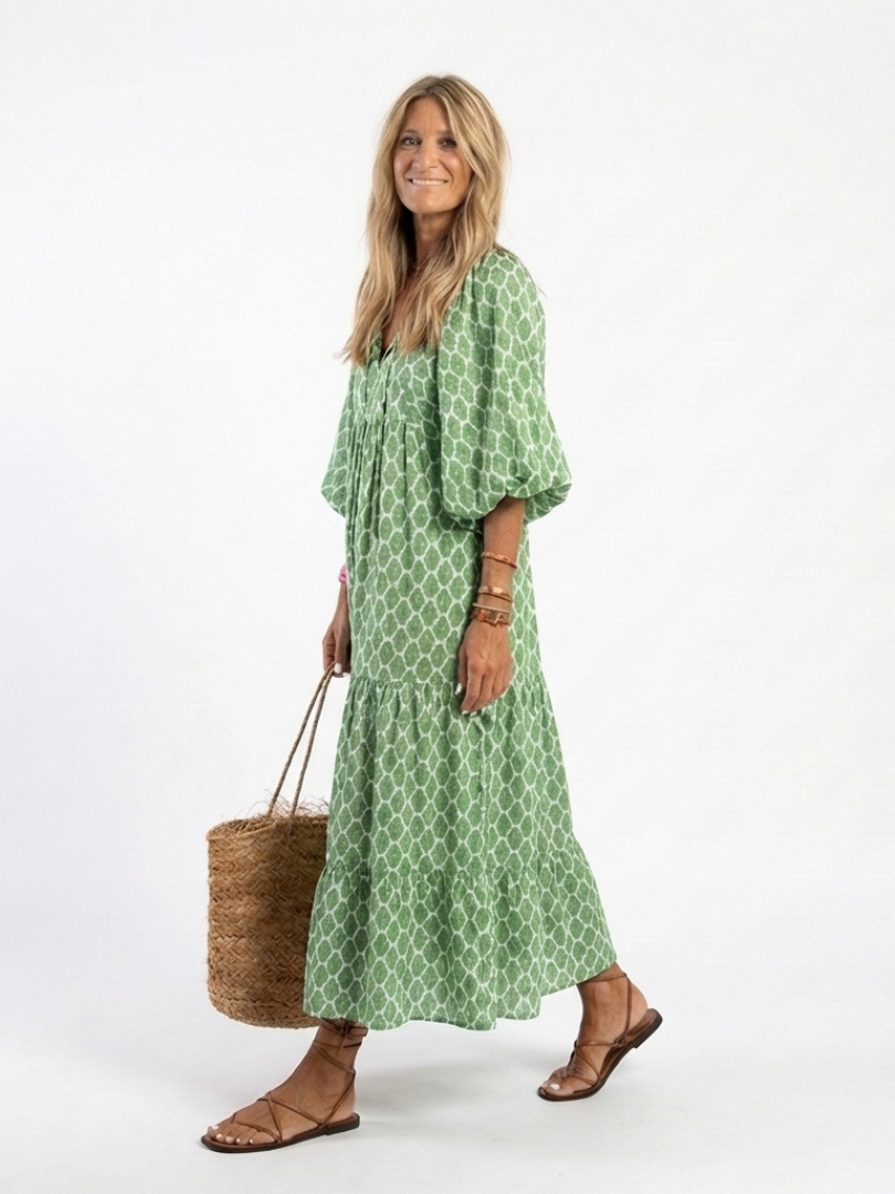 ANGELINA | VESTIDO MANGAS TRES CUARTOS