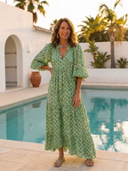 ANGELINA | VESTIDO MANGAS TRES CUARTOS