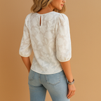 GIA | BLUSA FLORAL ELEGANTE