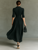 ÁGATA | VESTIDO ELEGANTE CON CINTURA ENTALLADA