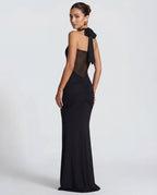 VALERIA | VESTIDO ELEGANTE CON TRANSPARENCIAS