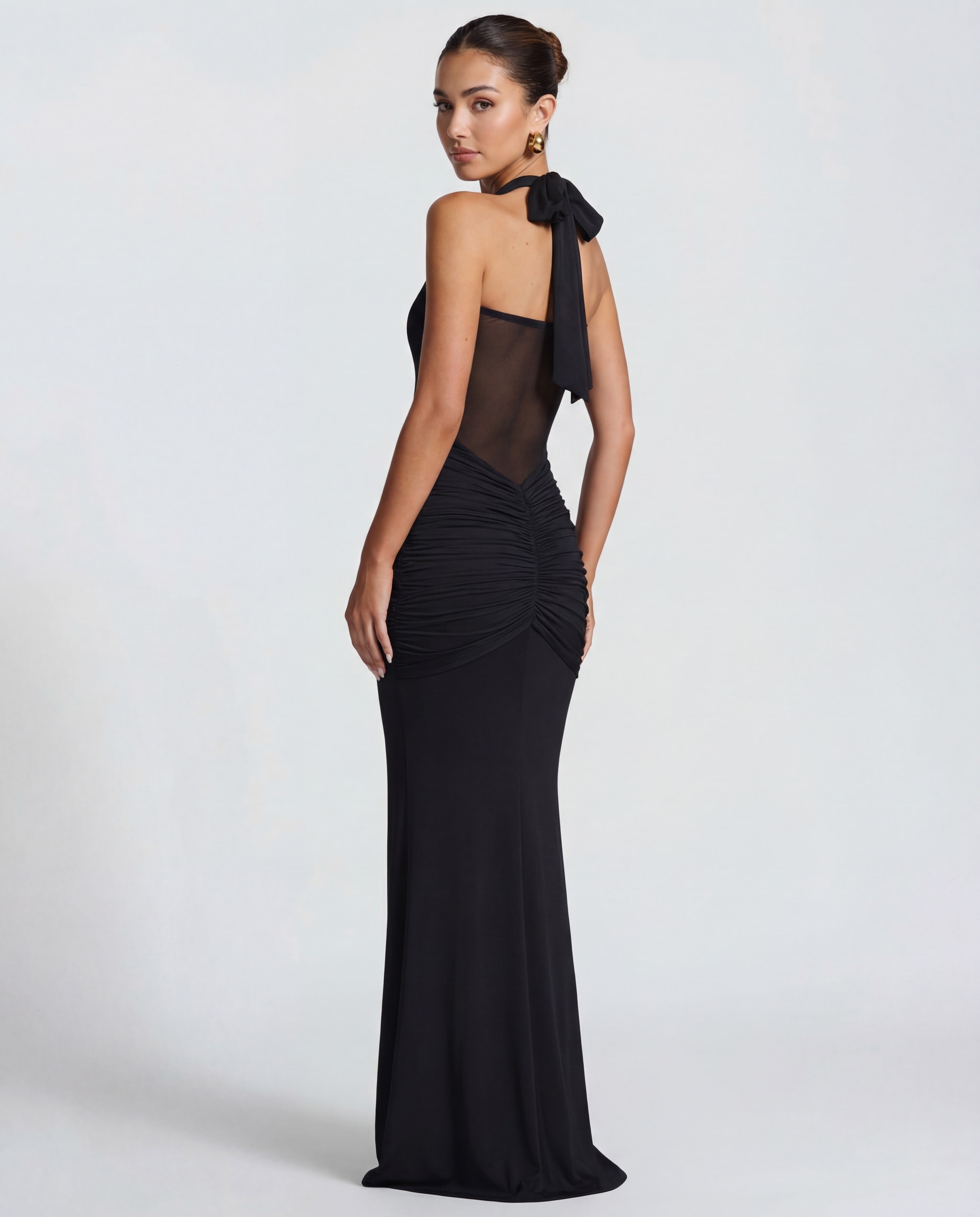 VALERIA | VESTIDO ELEGANTE CON TRANSPARENCIAS