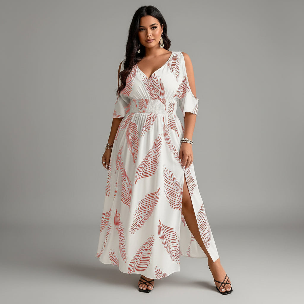 BÁRBARA | VESTIDO BOHO CON ABERTURA