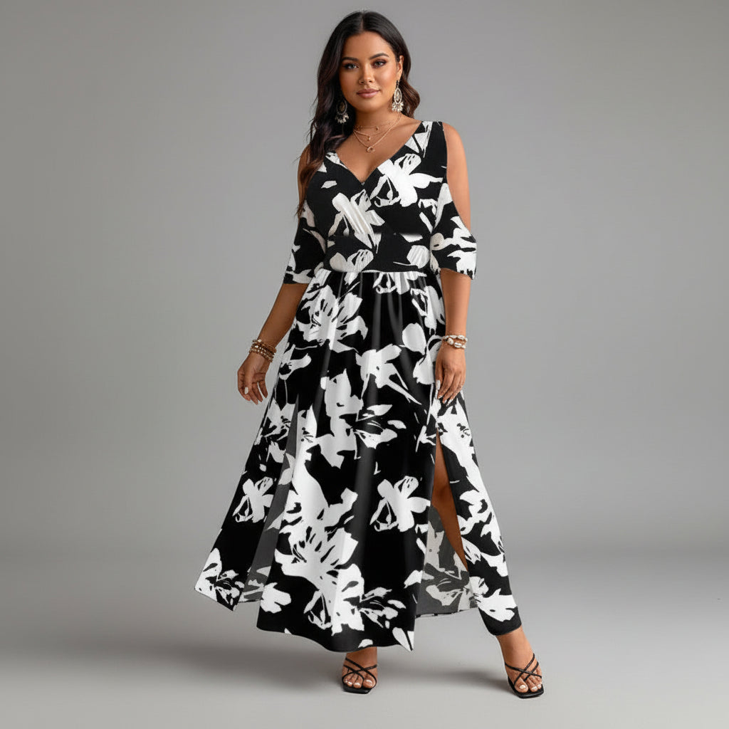 BÁRBARA | VESTIDO BOHO CON ABERTURA