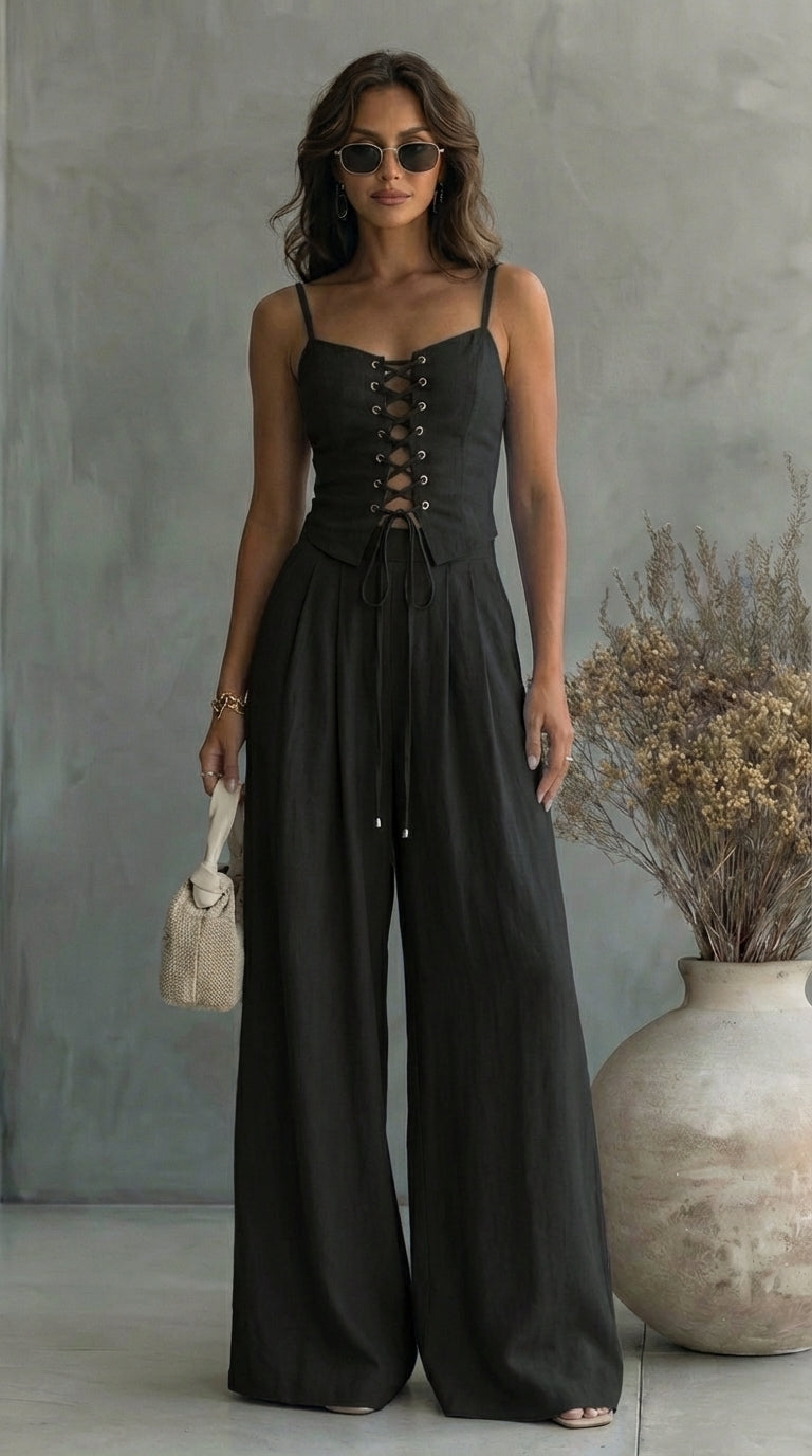 LEIRE - CONJUNTO TOP TRENZADO