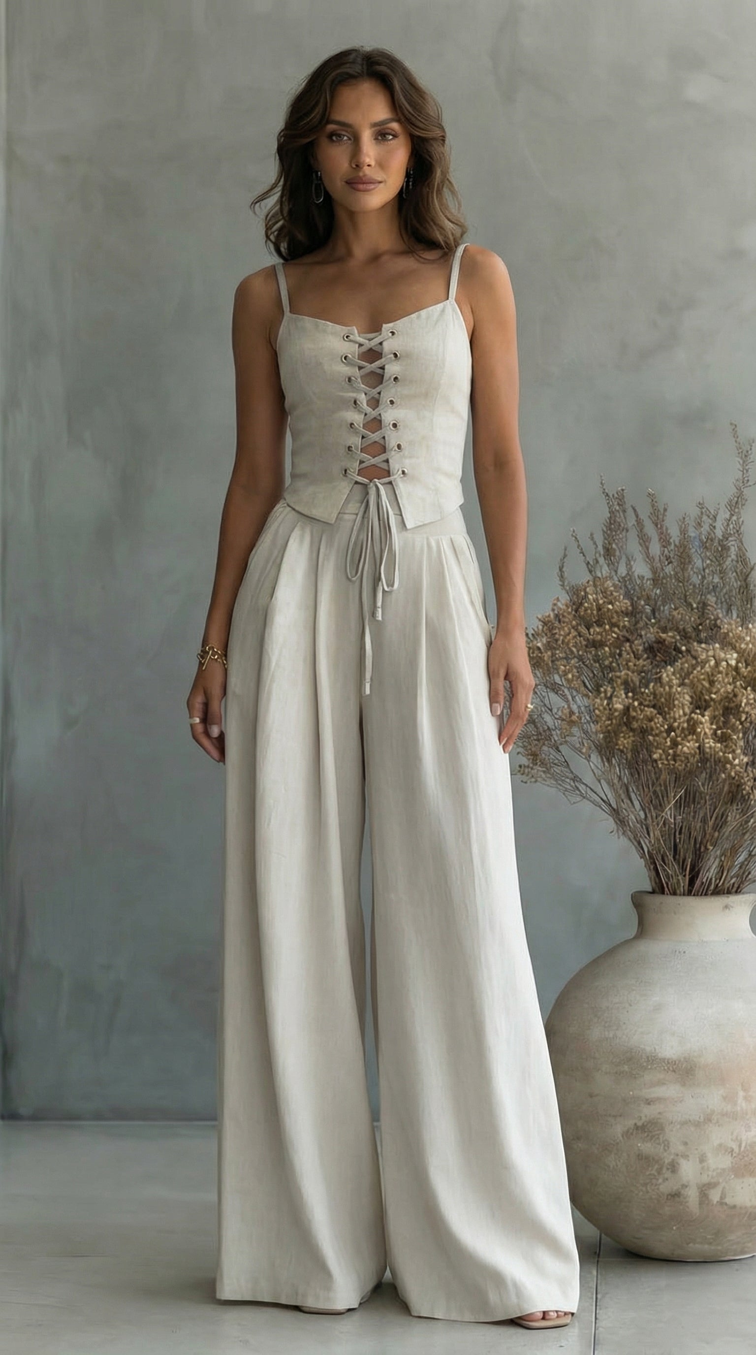 LEIRE - CONJUNTO TOP TRENZADO